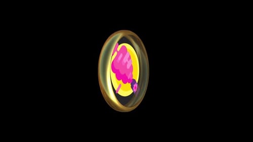 Animated Holi Festival Color Powder Icon