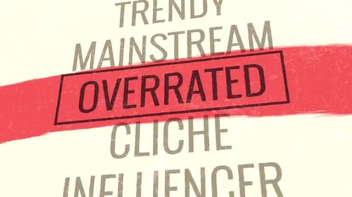 Kinetic Typography Word Selection and Strike Through