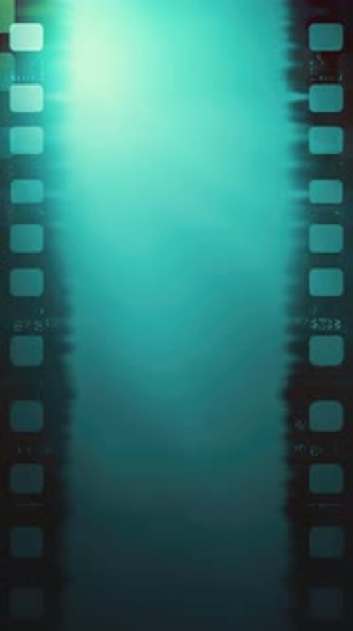 Distorted Film Leader Loop with Dust and Noise