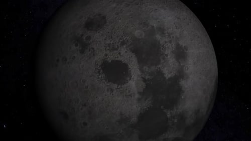 Mond, Planet, animiert