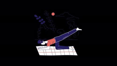 Jeune asiatique pratiquant le yoga sur un tapis en plein air