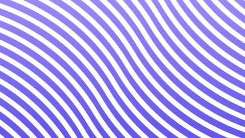 Wavy Blue and White Stripes Motion Background Loop