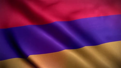 Color Changing Waving Flag Background Loop