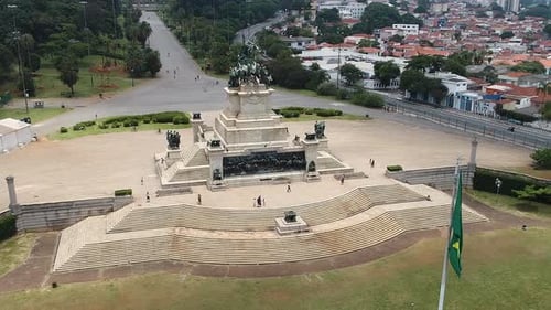 Paisagem urbana de São Paulo, Brasil. Centro histórico do centro da cidade. Paisagem metropolitana de uma cidade histórica. Construir