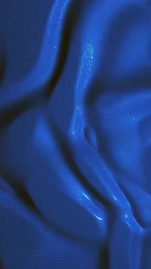 Abstract Blue Liquid Wave Loop Background