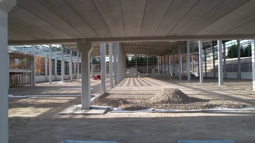 Interior of New Building Architecture Construction