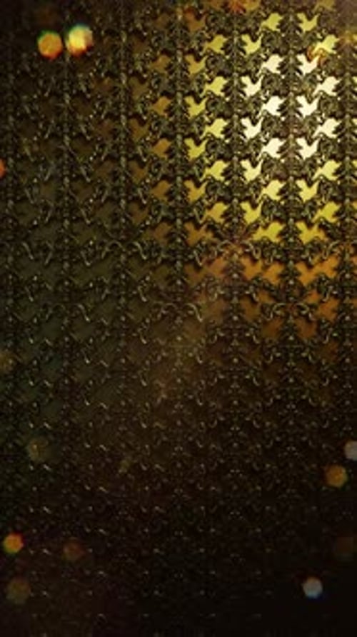 Baroque Scrolls Golden Seamless Ornament 02 Hd