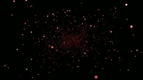 Abstract Glowing Bokeh Particle Background Animation