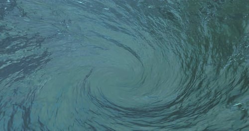 Rotating Blue Abstract Swirl Whirlpool Abstract Background Animation Seamless Loop