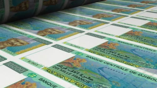 Djibouti Franc Banknotes Printing Process