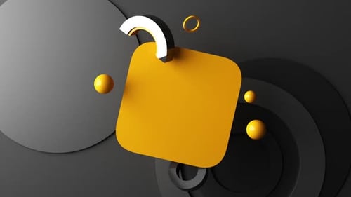 Sleek Abstract 3D Geometric Reveal Animation