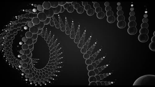Swirling Grey Balls