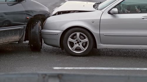 Car Crash Scene, Vehicle Accident