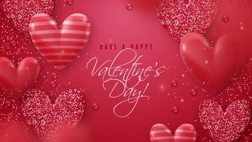 Happy Valentines Day 4K Loop