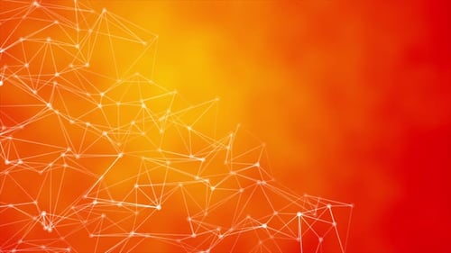 Golden Plexus Background Loop V2