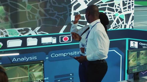 Data Analysis and Teamwork in Modern Office