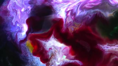 Abstract Swirling Paint Mix Background