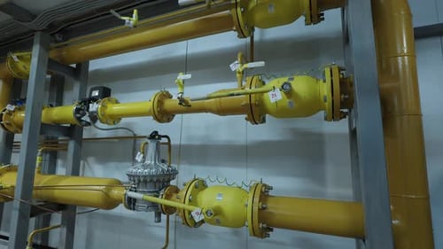 Gas Regulation Station Sits Quietly at Edge of Facility