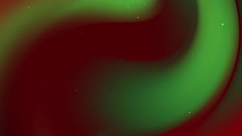 Vibrant Abstract Motion Featuring Swirling Shades Of Green And Red