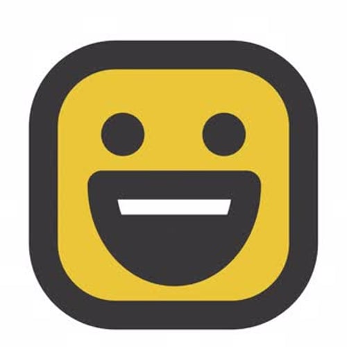 Animated Happy Face Icon Expression Changes