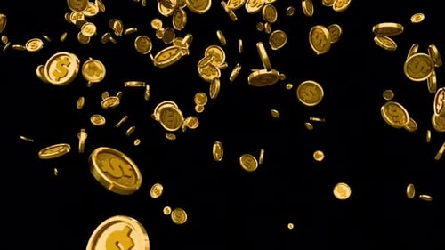 Goldmünze Rain 2