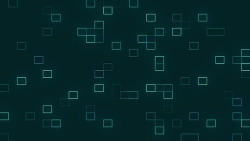 Digital Blue Squares Background