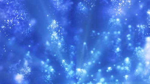 Fond de particules bleu clair