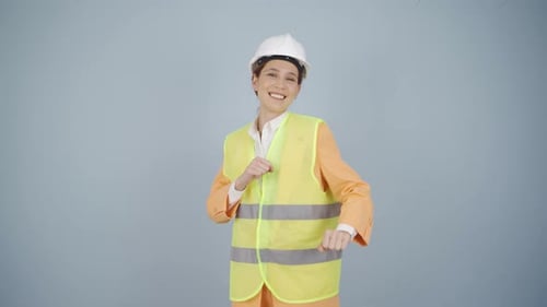 Dancing engineer.
