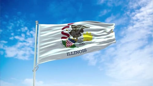 Flagge von Illinois