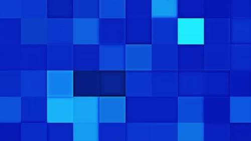 Blue Abstract Square Block Background V4