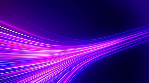Futuristic Abstract Light Trails Speed Background