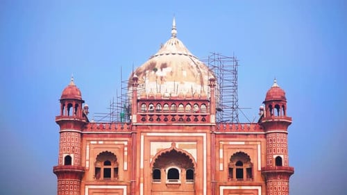 Restoration Work of Safdarjung Tomb's Domb, Delhi