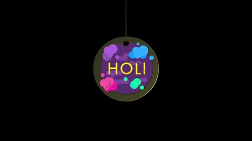 Holi Animation