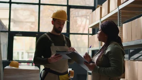 Experts Examine Warehouse Inventory