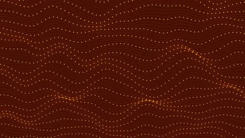 Abstrakte dynamische Teilchenwelle von Linien. Futuristisch leuchtende Partikellinien digitaler Hintergrund Vd 102
