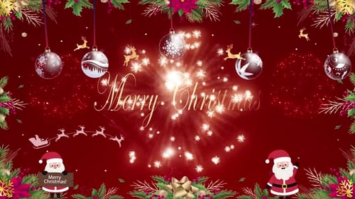 Merry Christmas 4K Background
