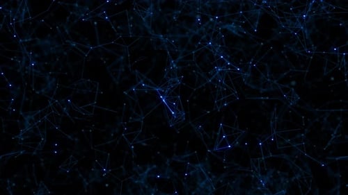 Digital Data Network Connections Motion Background
