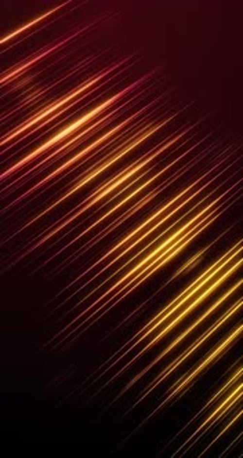 Animated Neon Light Streaks Vertical Background