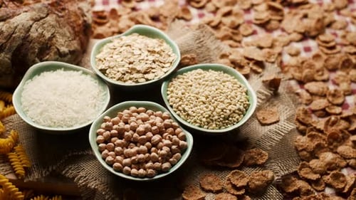 Collection of Grains and Carbohydrates