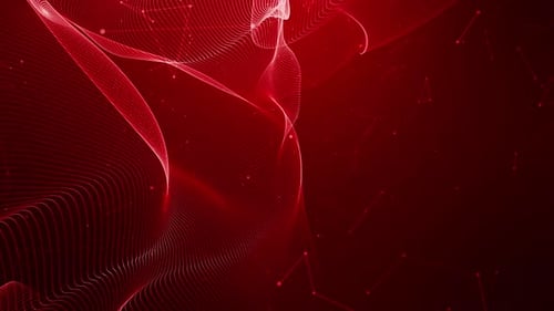 Hintergrund der roten Partikelwellentechnologie