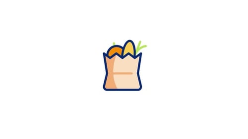 Groceries Animated Icon