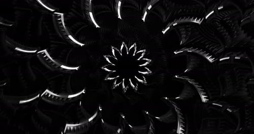 Animación en bucle de túnel de color abstracto 4K VJ 26