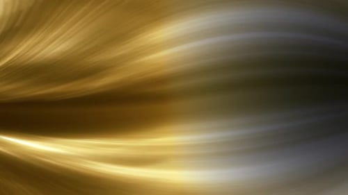 Animierter Videoclip aus goldenem Seidentuch