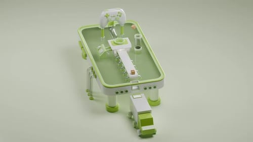 3D Loop Satisfying Online Shopping Animation