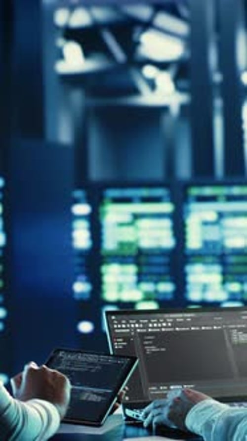 Vertical Video Coworkers Coding in Data Center