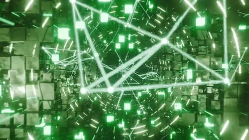 Rendering Background of Vj Loops Neon