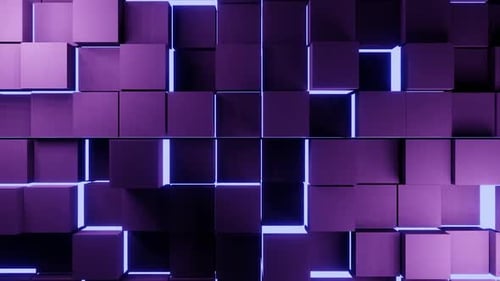 Violett mit LED-Blaulicht Vj Loop Wandhintergrund HD