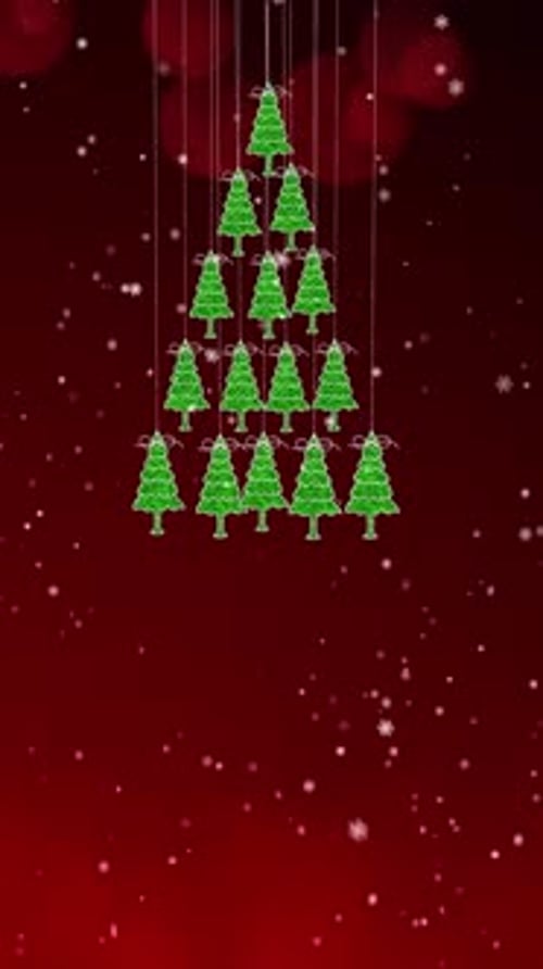 Weihnachtsstimmung mit Weihnachtsbaum, vertikaler Hintergrund 1