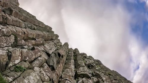 A Few of the 40000 Interlocking Basalt Columns at the Giant's Causeway By Bushmills in Northern