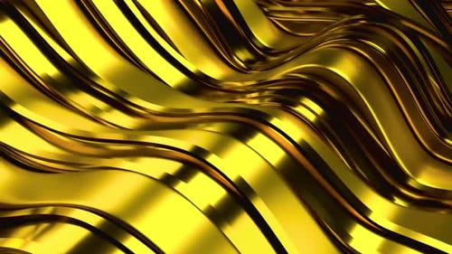 Abstract art gold yellow black metallic texture lines swirls design pattern background graphic illus